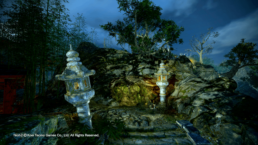 Nioh 2 Stone Lanterns