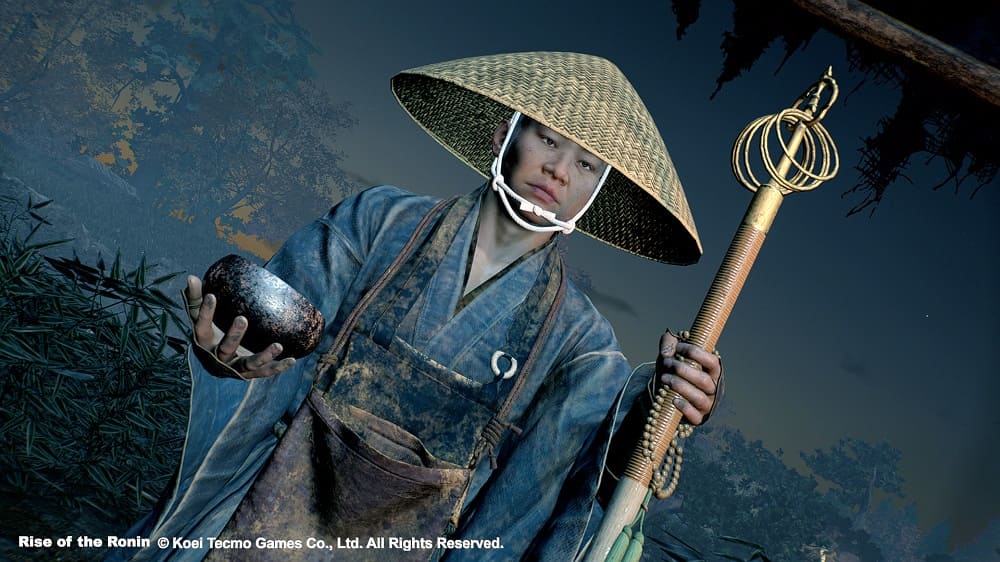 Takuhatsu : Japanese Buddhist monk on the street