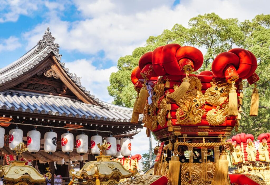 Autumn Festivals in Japan: Mikoshi, Floats, and Tengu