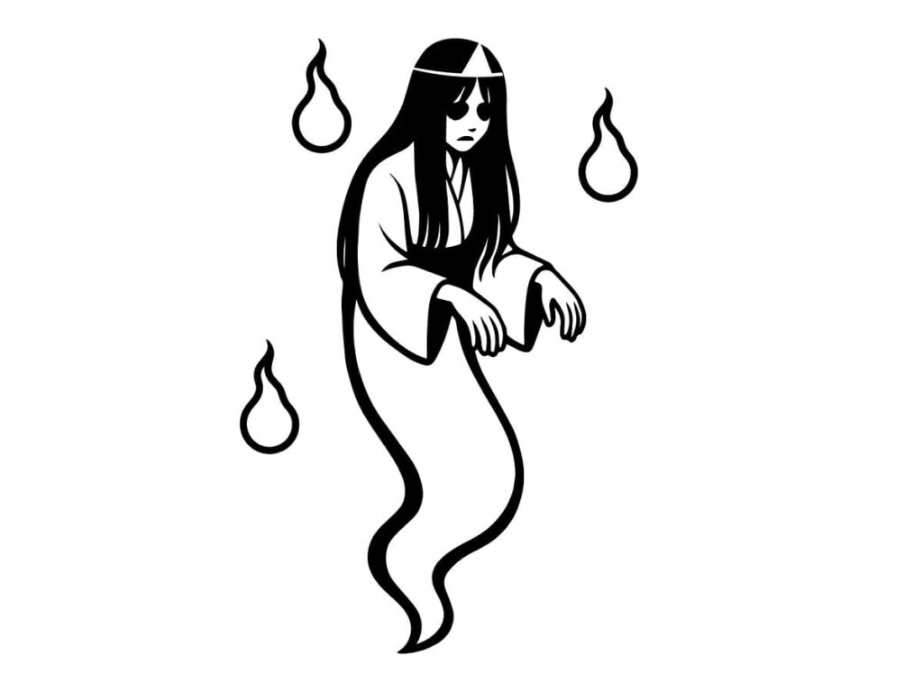 Why Do Japanese Ghosts Wear a Triangle Headband "Tenkan"?