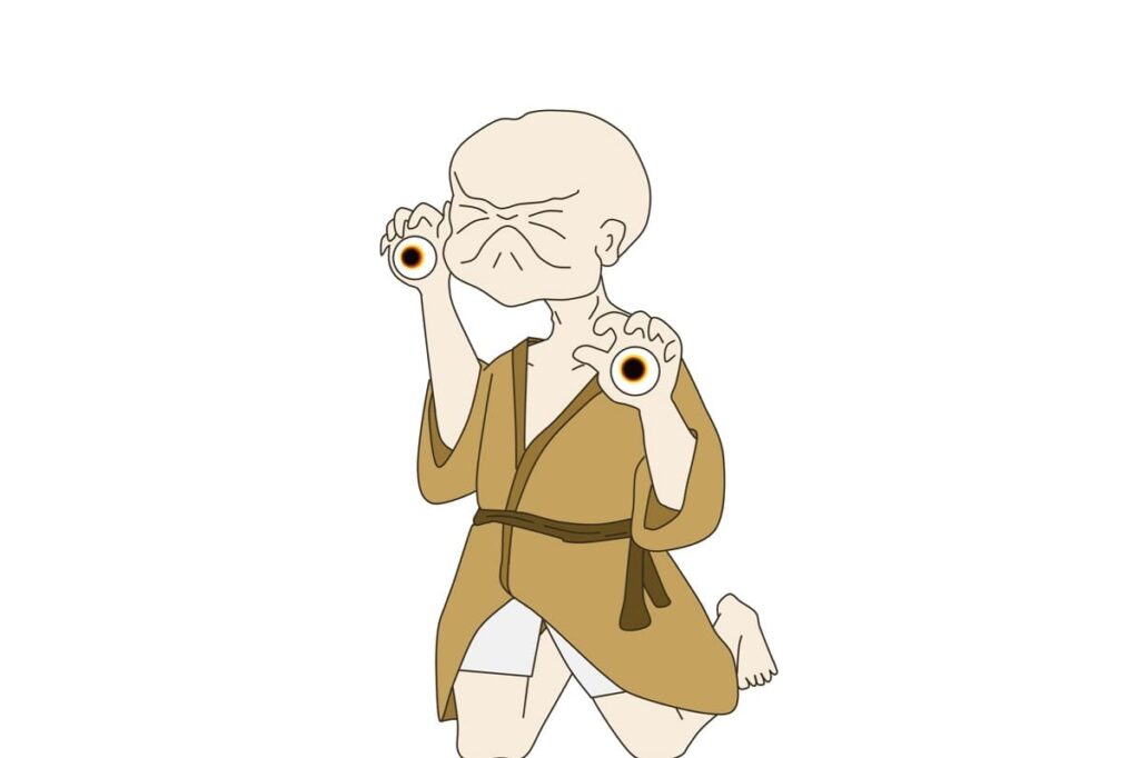 Tenome: The Japanese Yokai with Eyes on Its Palms