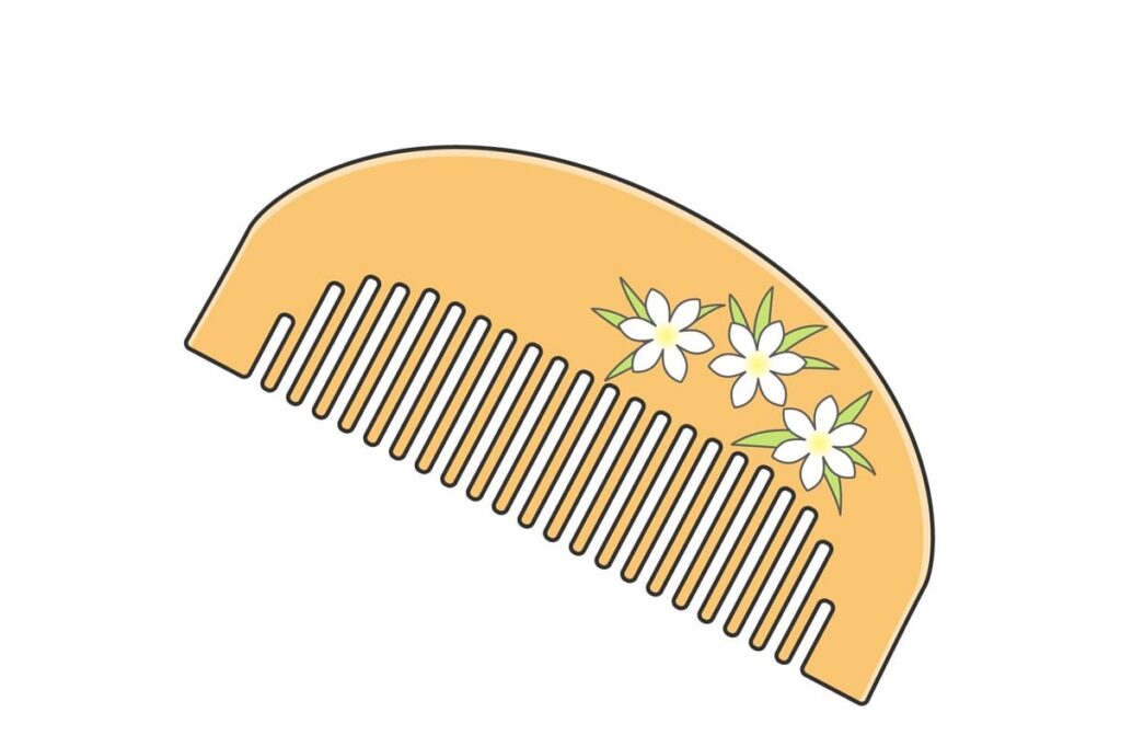 Japanese tsuge comb