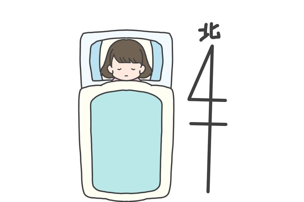 Sleeping with Your Head Facing North