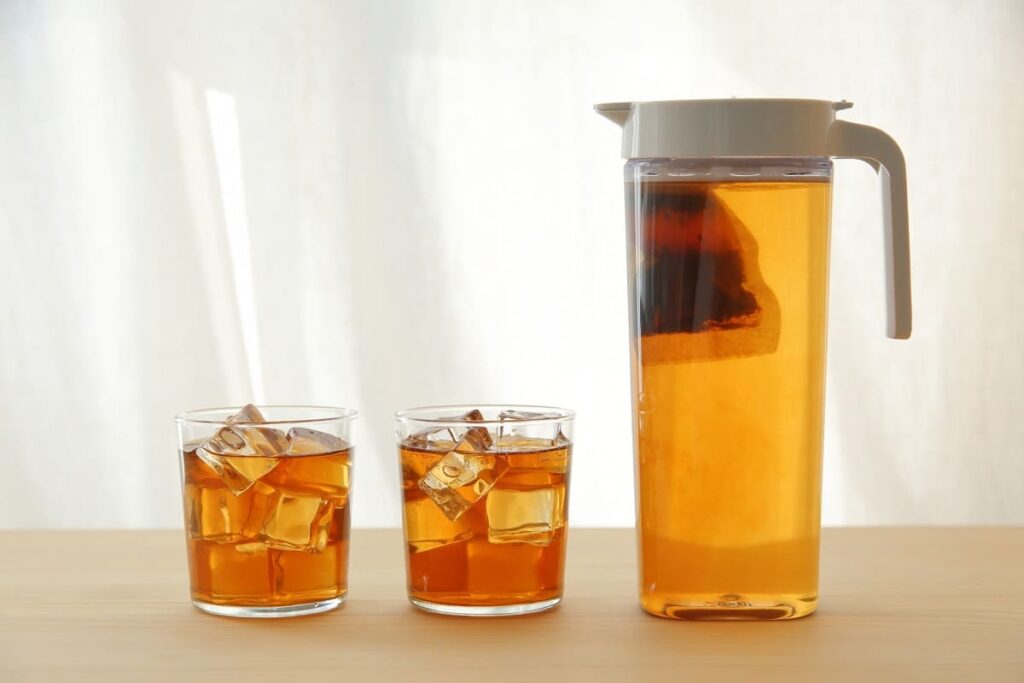 Barley tea in summer