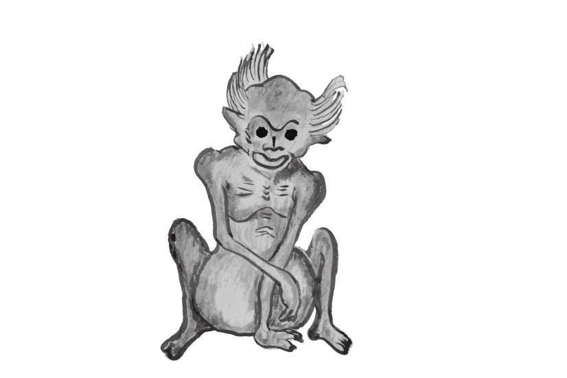 Yokai or Buddhism ghost gaki