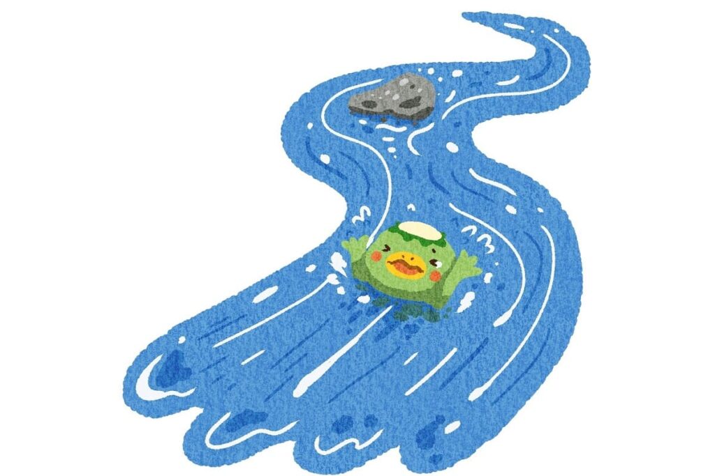 Drowning Kappa in the river