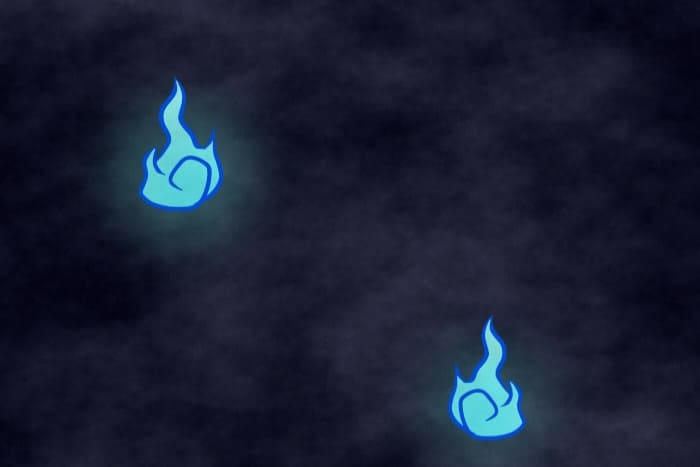 Blue fire onibi